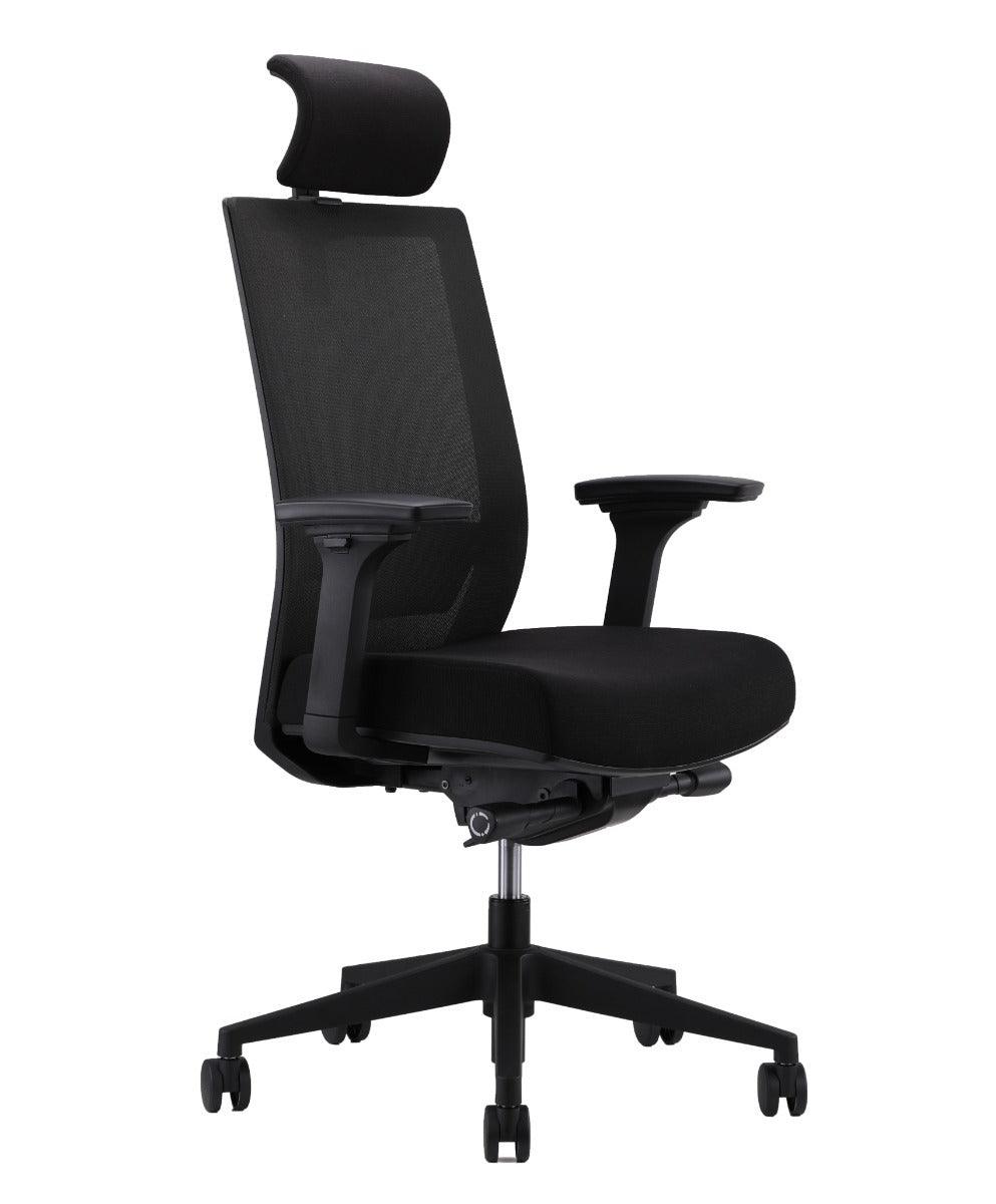 Biroja krēsls AIR Exquisite Black - Ergostock