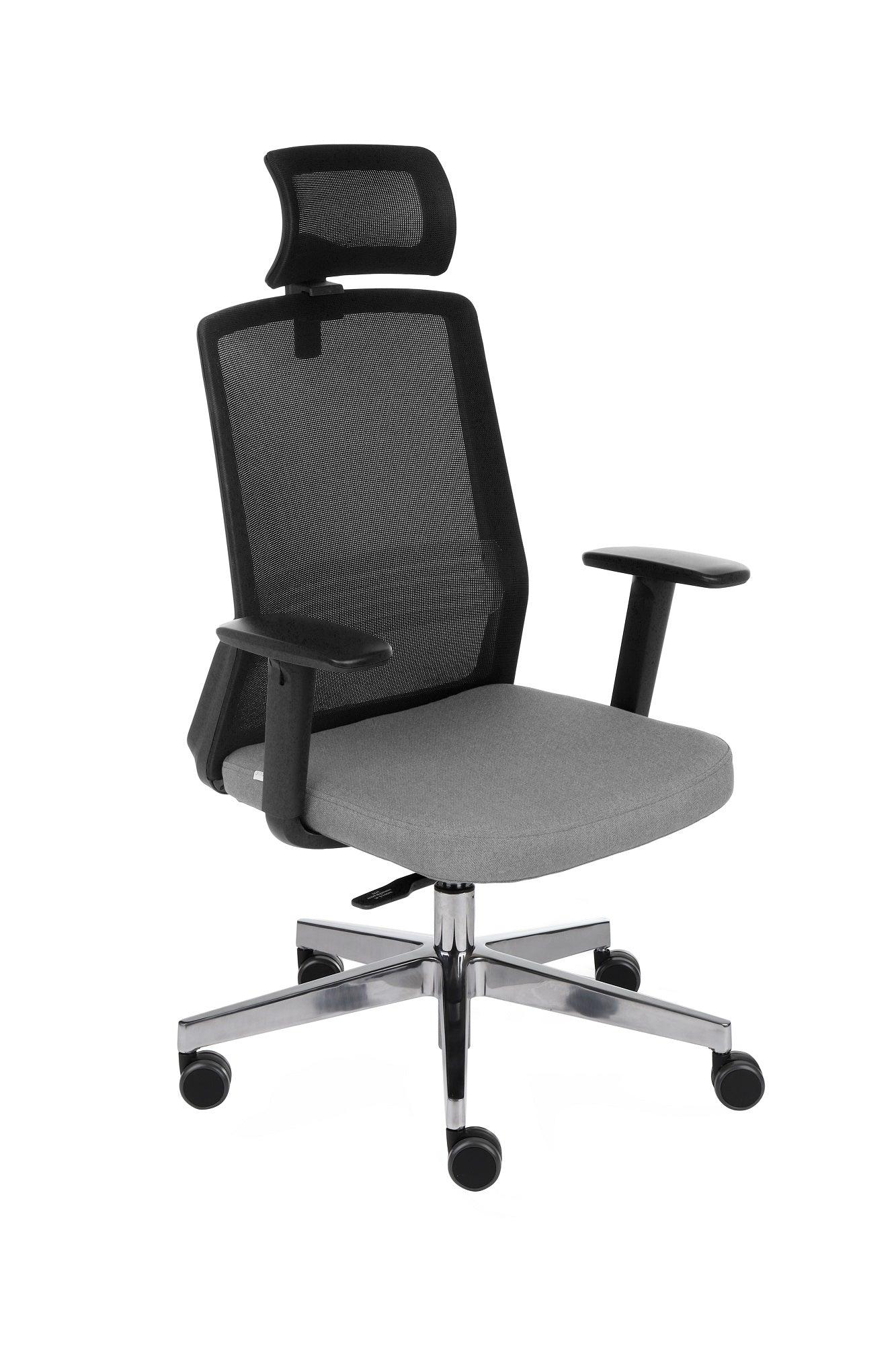 Biroja krēsls COCO HD Medley Black | WH | Chrome - Ergostock