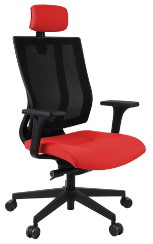 Biroja krēsls MaxPro BS HD Note Black | Chrome - Ergostock