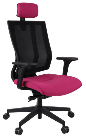 Biroja krēsls MaxPro BS HD Note Black | Chrome - Ergostock