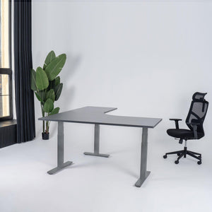 Elektriski augstumā regulējams galds Prestige Line L forma 200 cm x 200 cm - Ergostock