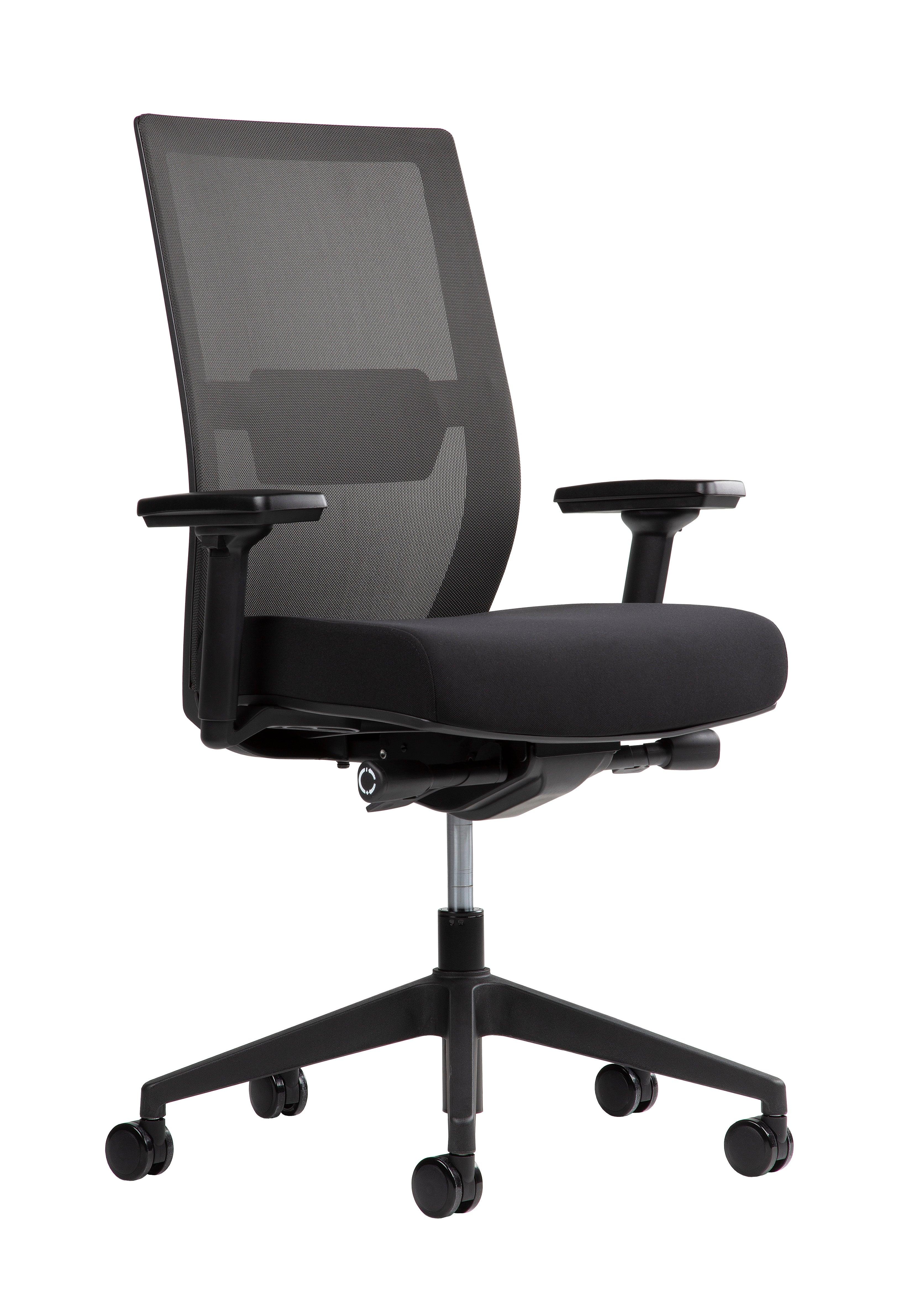 Biroja krēsls AIR Exquisite Black - Ergostock