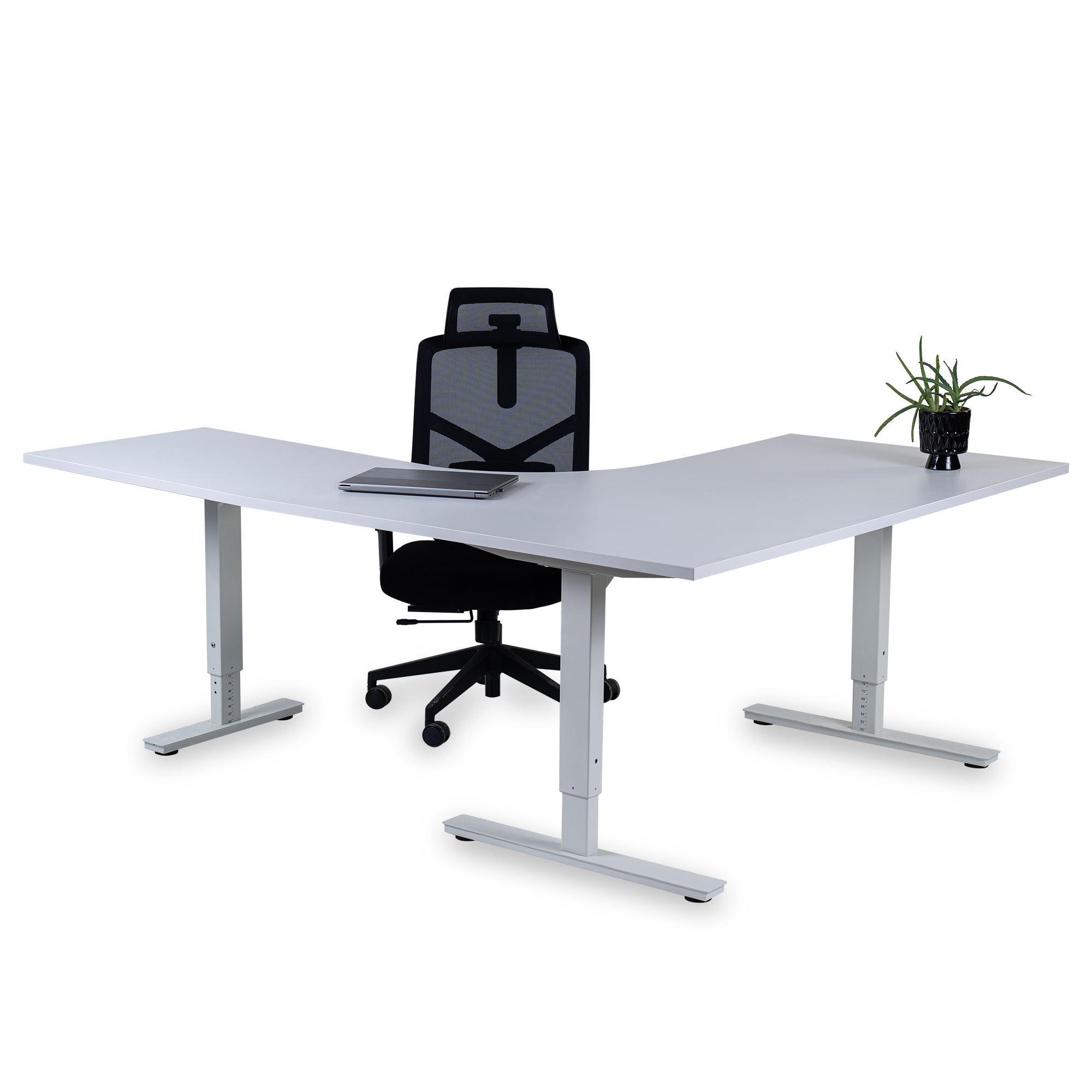 Biroja galds Forza Line L forma 160 cm x 120 cm - Ergostock