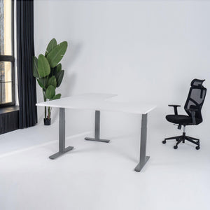 Elektriski augstumā regulējams galds Prestige Line L forma 200 cm x 200 cm - Ergostock