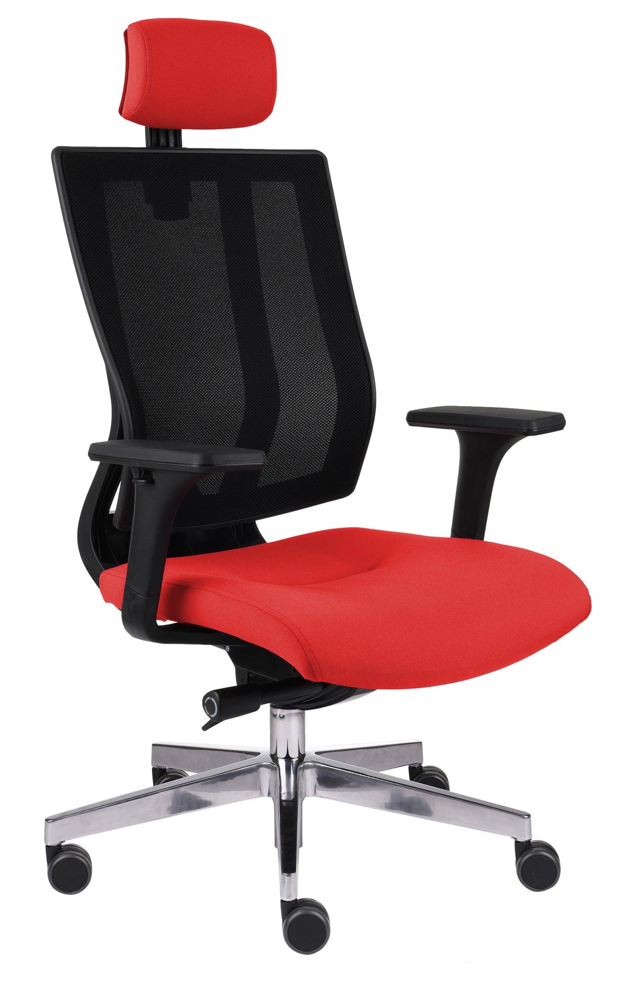 Biroja krēsls MaxPro BS HD Note Black | Chrome - Ergostock