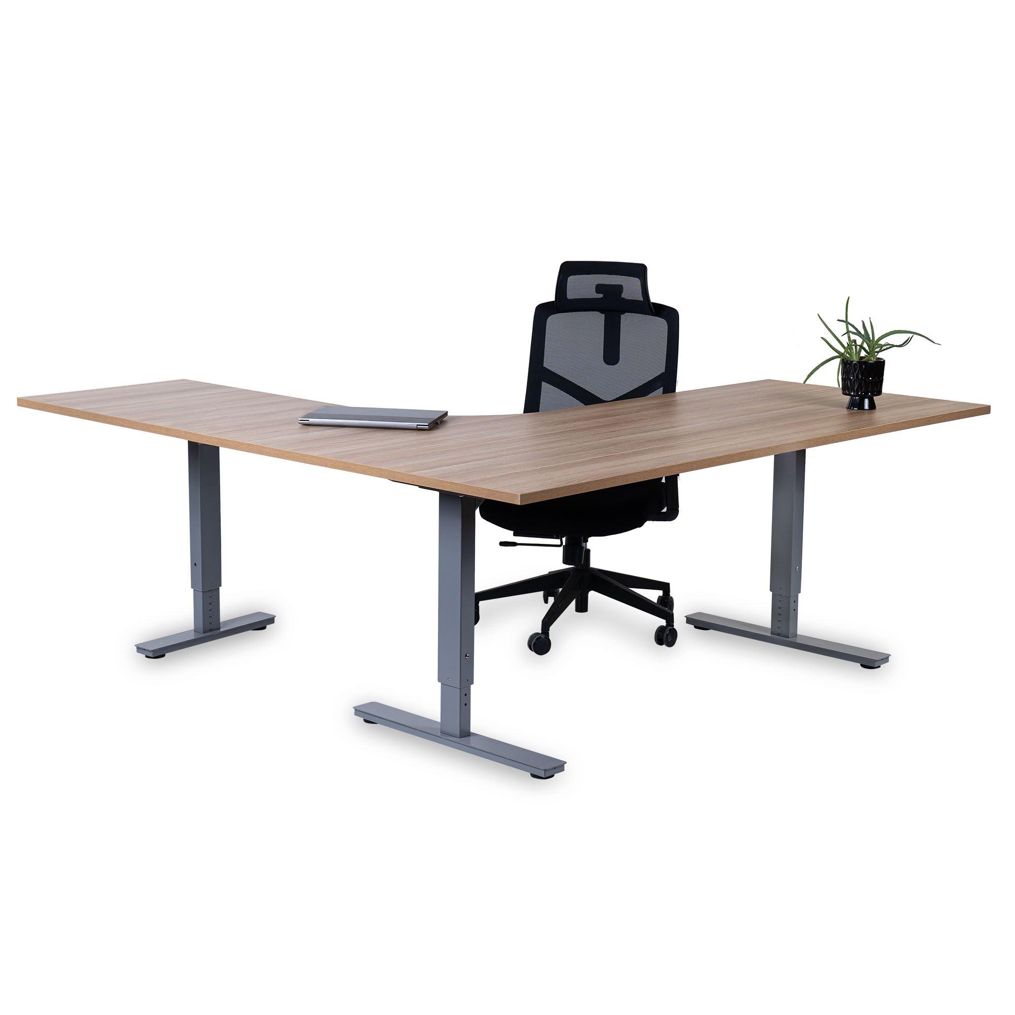 Biroja galds Forza Line L forma 160 cm x 120 cm - Ergostock