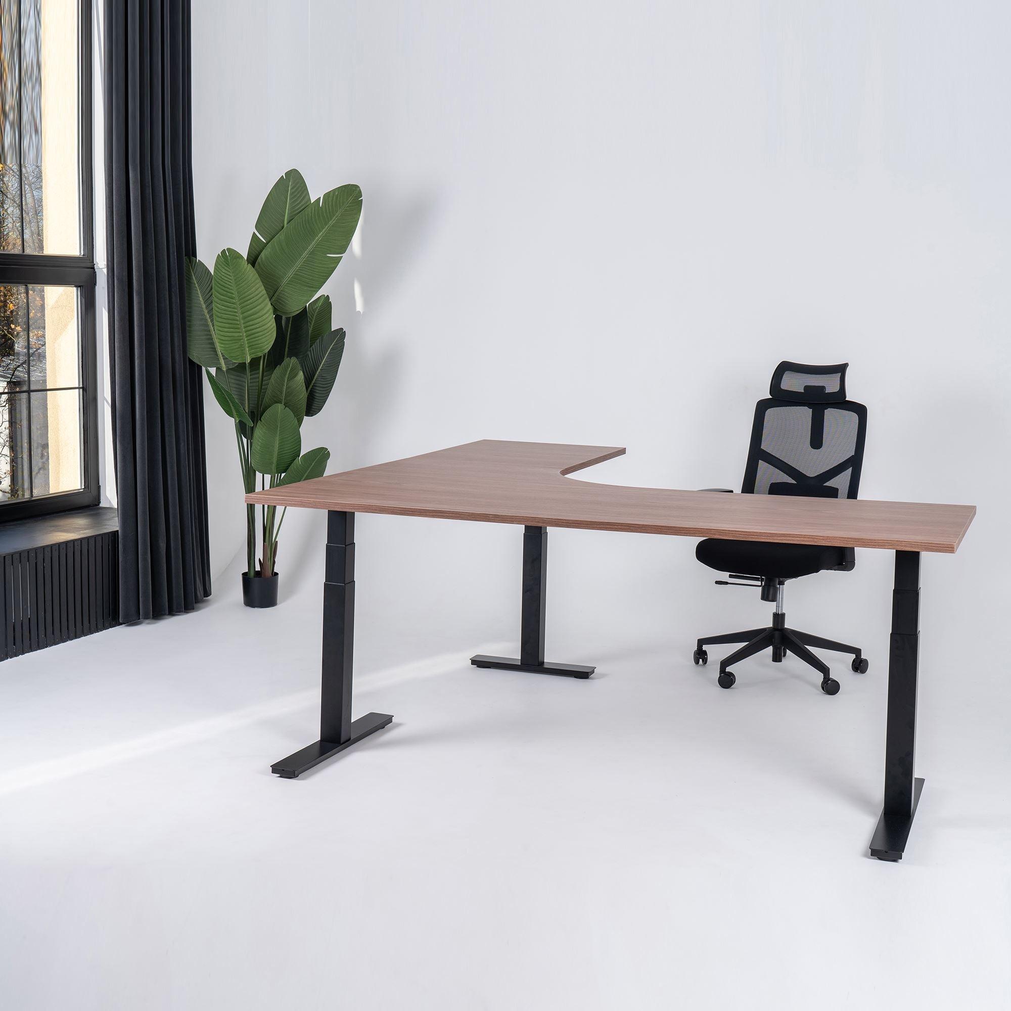 Elektriski augstumā regulējams galds Prestige Line L forma 200 cm x 200 cm - Ergostock