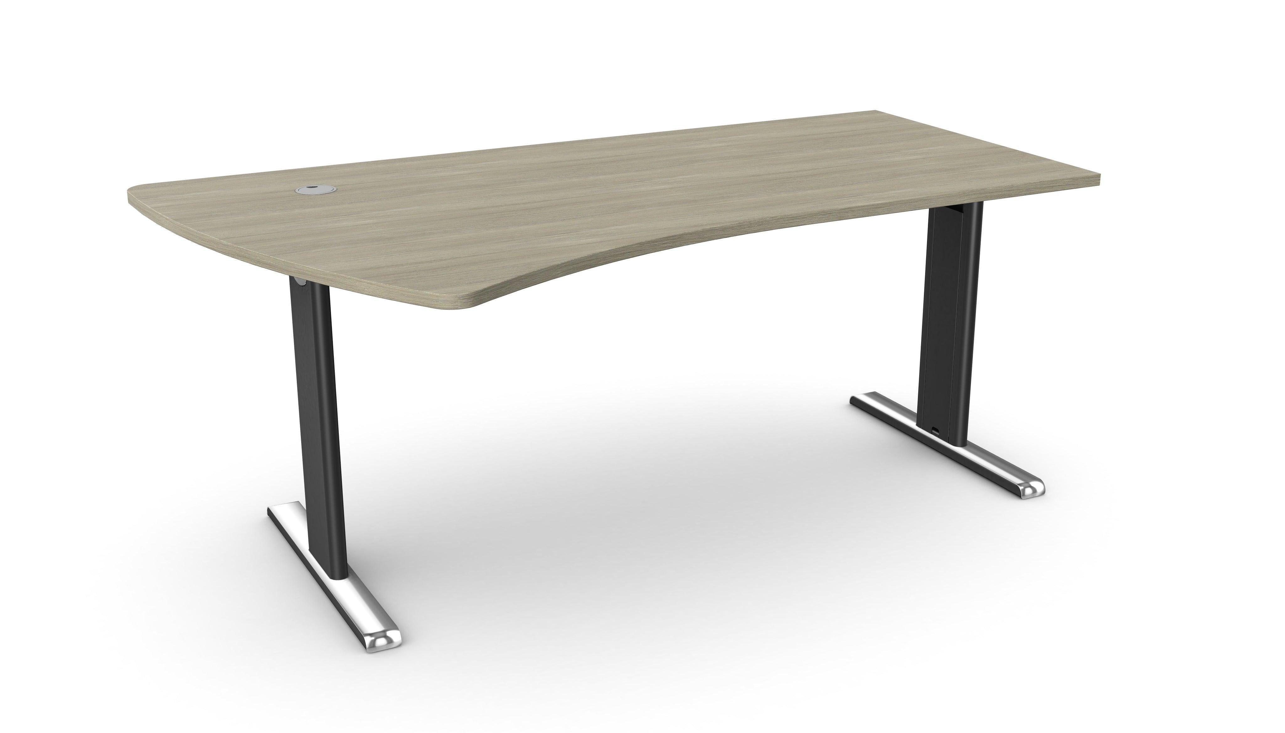 Biroja galds THEO ELEGANCE TWO, 160 x 80 cm - Ergostock.lv