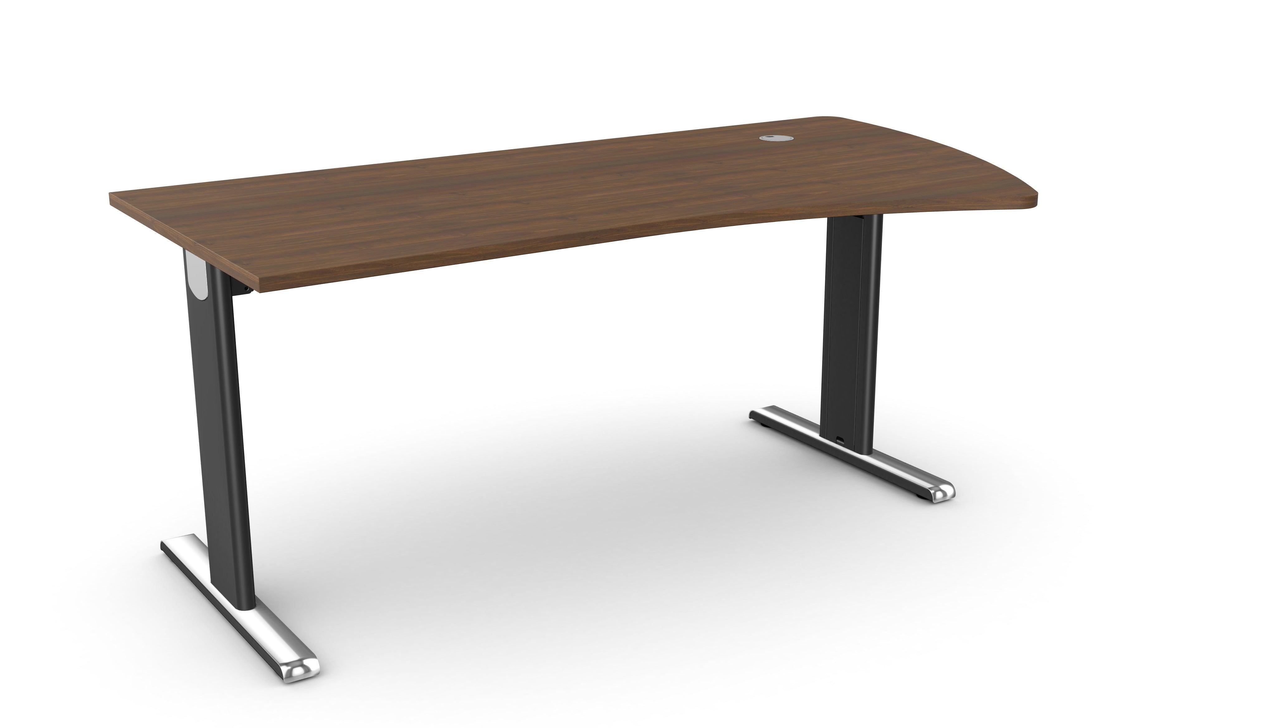 Biroja galds THEO ELEGANCE TWO, 160 x 80 cm - Ergostock.lv