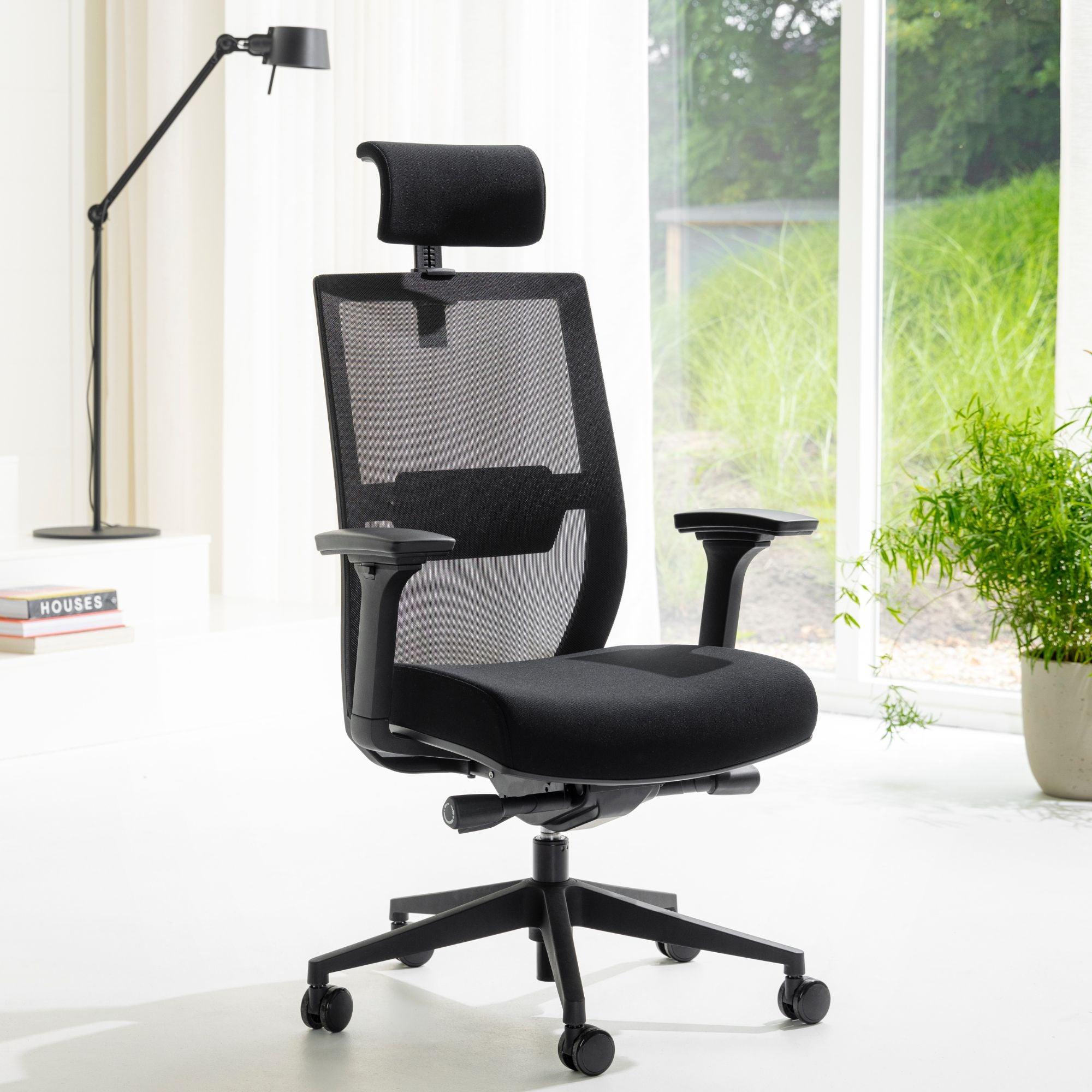 Biroja krēsls AIR Exquisite Black - Ergostock