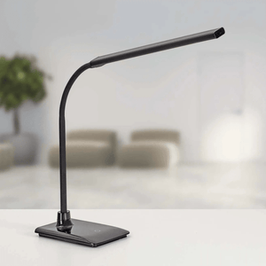Galda lampa MAUL pirro, LED, ar pamatni - Ergostock