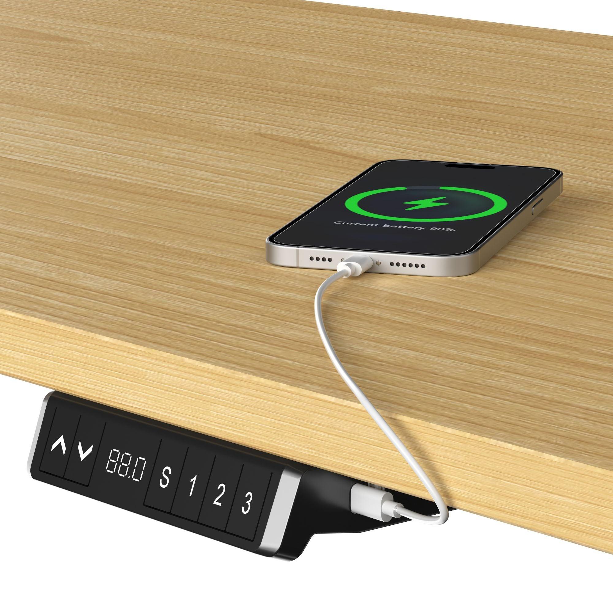 Elektriski augstumā regulējams galds Flexx Line - Ergostock