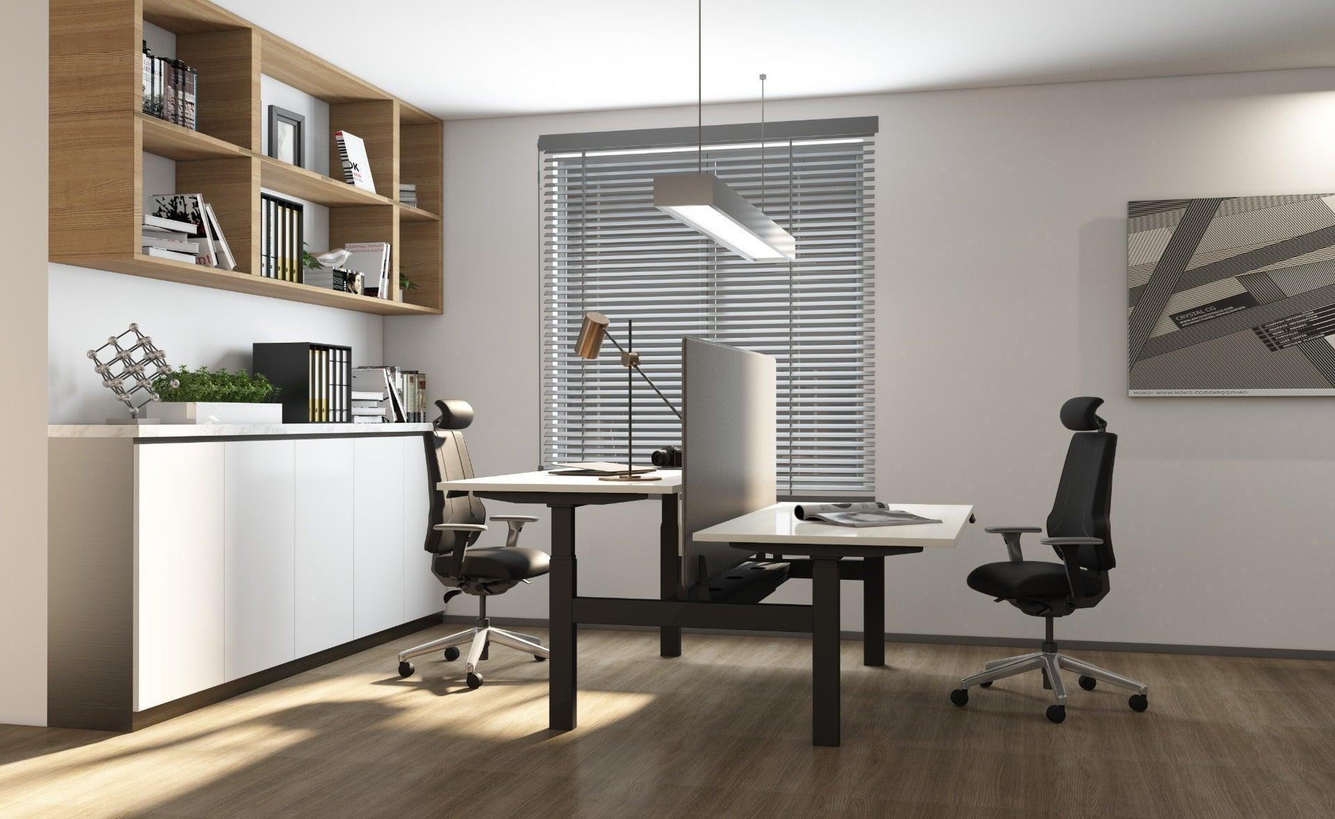 Elektriski augstumā regulējams galds Prestige Line DUO - Ergostock