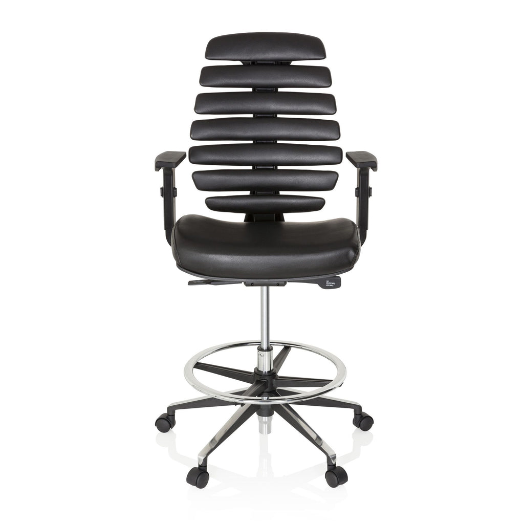 Darbnīcu krēsls ERGO LINE II WORK Leather - Ergostock.lv