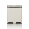 Šiukšlių dėžė CLEAN Beige 2 x 15 L