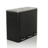 Šiukšlių dėžė CLEAN PRO Black, 3 x 18 L