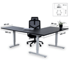 Biroja galds Forza Line L forma 160 cm x 120 cm - Ergostock