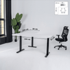 Elektriski augstumā regulējams galds Prestige Line L forma 200 cm x 200 cm - Ergostock