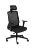 Biroja krēsls COCO HD Medley Black | WH | Chrome - Ergostock