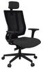 Biroja krēsls MaxPro BS HD Note Black | Chrome - Ergostock