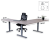 Biroja galds Forza Line L forma 160 cm x 120 cm - Ergostock