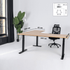 Elektriski augstumā regulējams galds Prestige Line L forma 200 cm x 200 cm - Ergostock