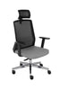 Biroja krēsls COCO HD Medley Black | WH | Chrome - Ergostock