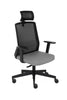 Biroja krēsls COCO HD Medley Black | WH | Chrome - Ergostock