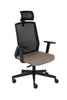 Biroja krēsls COCO HD Medley Black | WH | Chrome - Ergostock