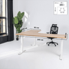 Elektriski augstumā regulējams galds Prestige Line L forma 200 cm x 200 cm - Ergostock
