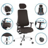 Biroja krēsls PRO-TEC 400 - Ergostock.lv