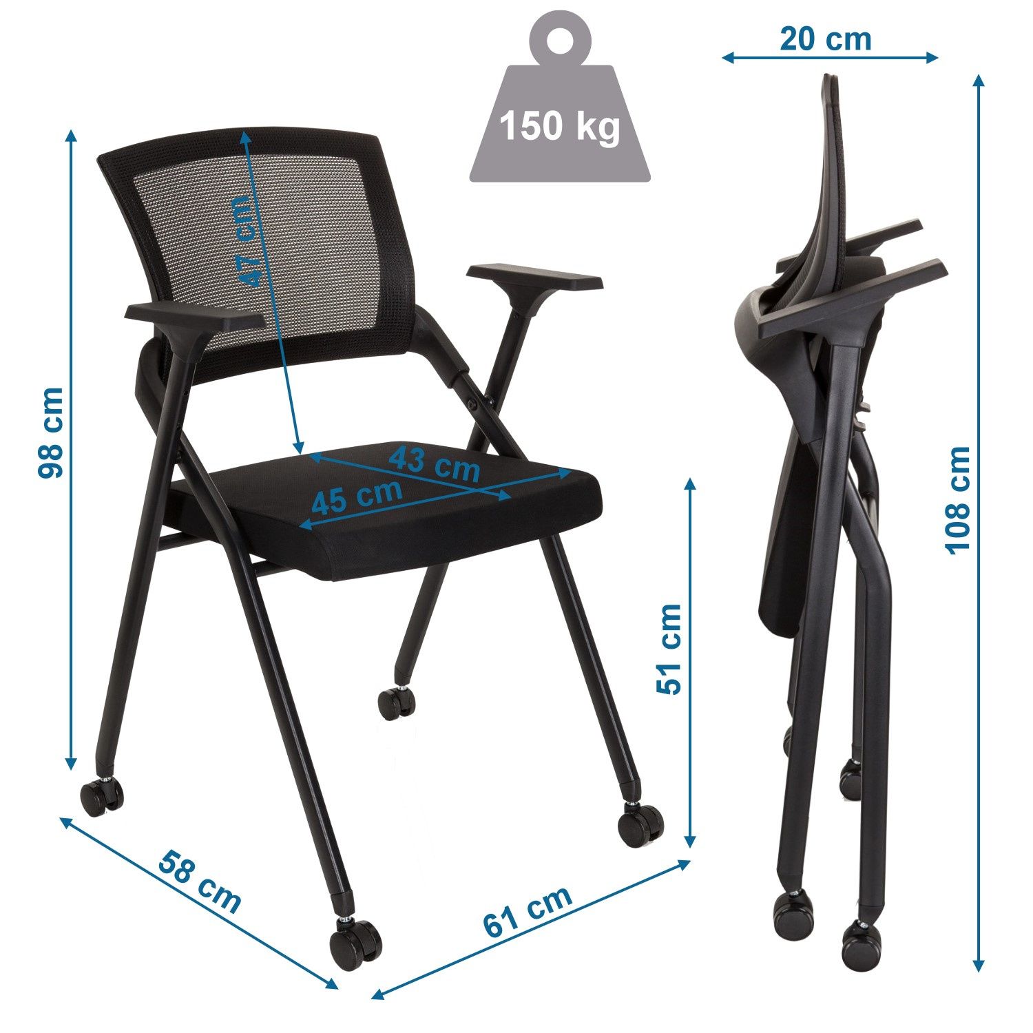 Konferencinė kėdė PRIORITY II