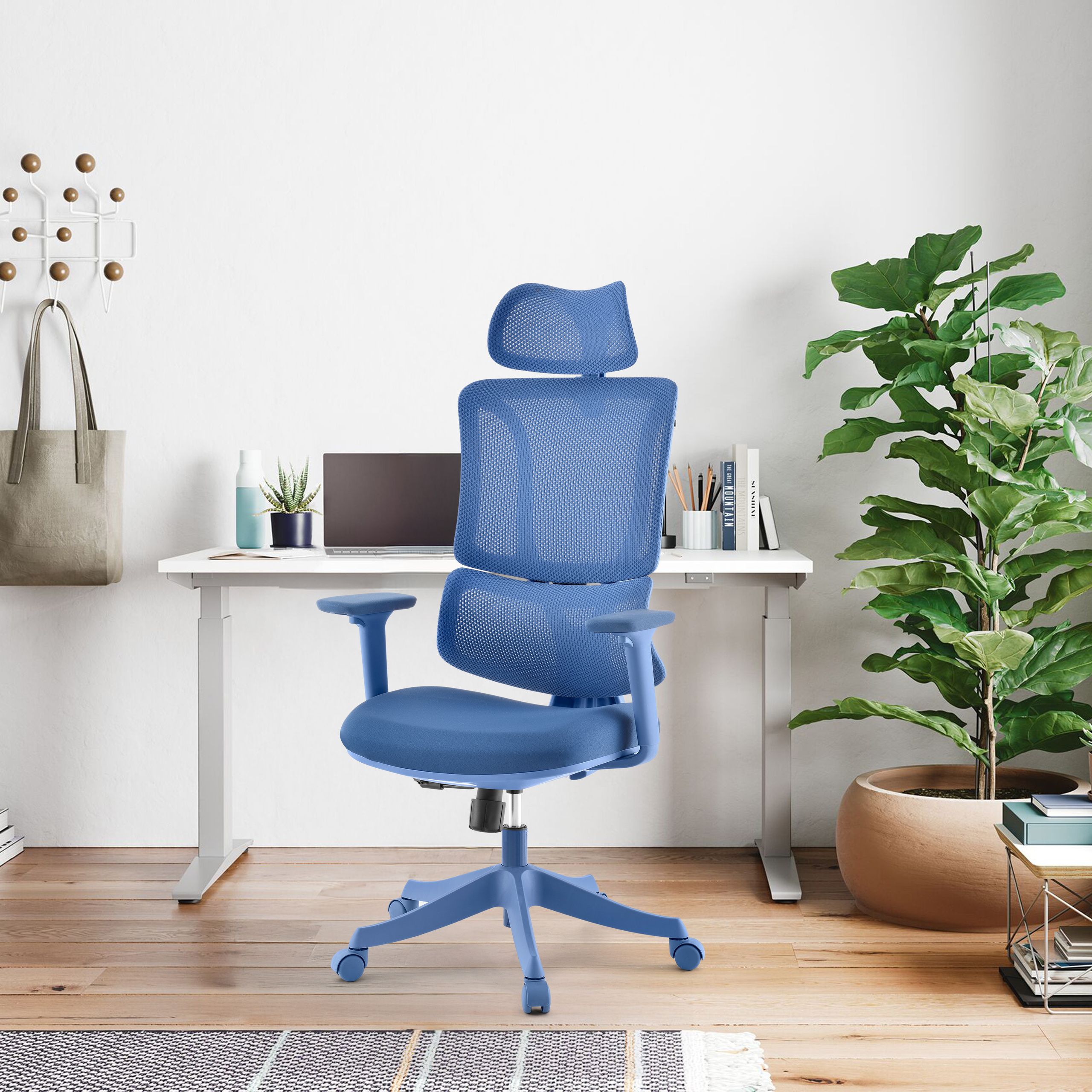 Biuro kėdė ERGOMY COLORE II, mėlyna