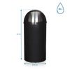 Šiukšlių dėžė PUSH Black 35 L
