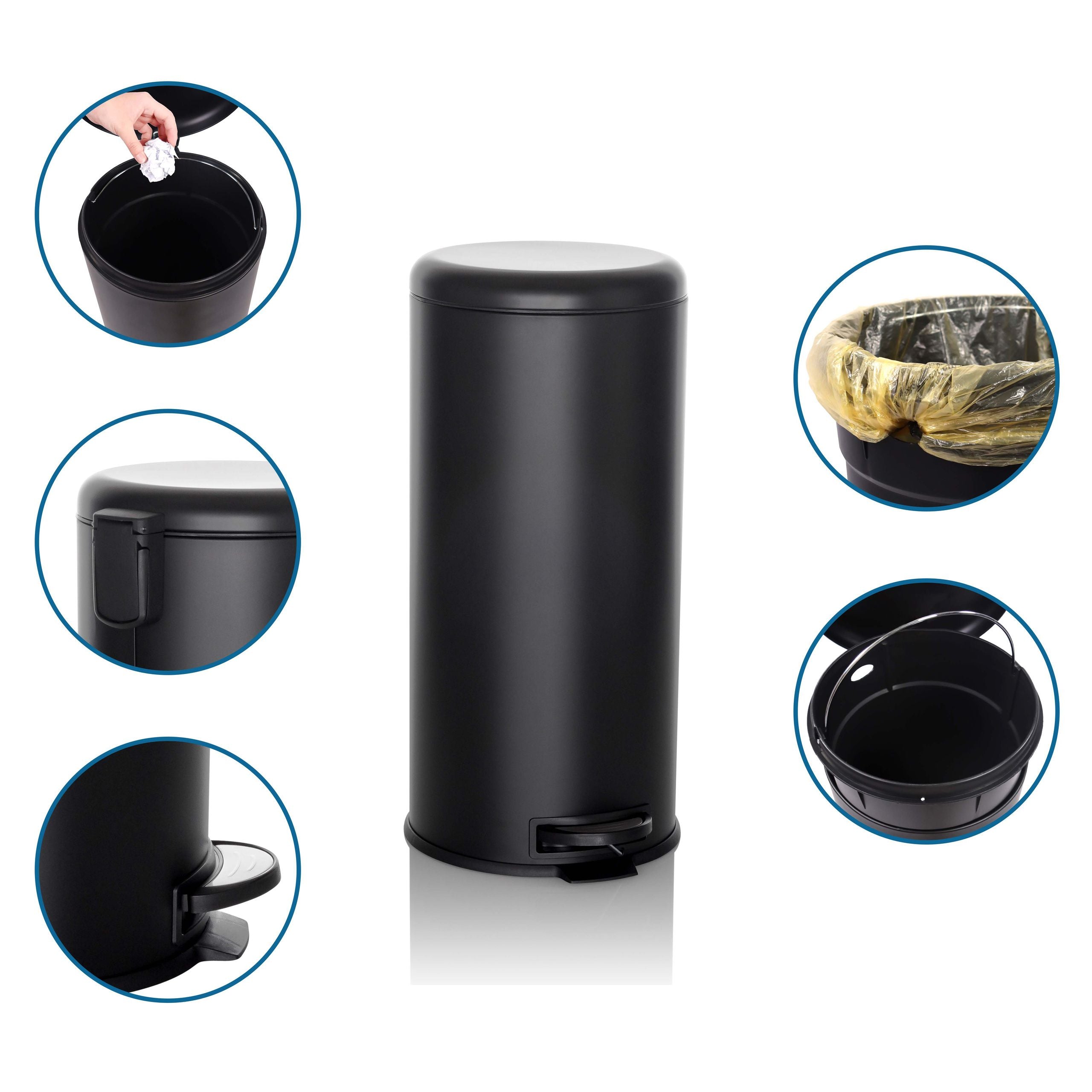 Šiukšlių dėžė CLEAN STEP 30L