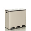 Šiukšlių dėžė CLEAN PRO Beige, 3 x 18 L