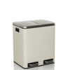 Šiukšlių dėžė CLEAN Beige 2 x 15 L