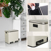 Šiukšlių dėžė CLEAN Beige 2 x 15 L