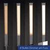 Galda lampa MAUL pirro, LED, ar pamatni - Ergostock