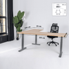 Elektriski augstumā regulējams galds Prestige Line L forma 200 cm x 200 cm - Ergostock