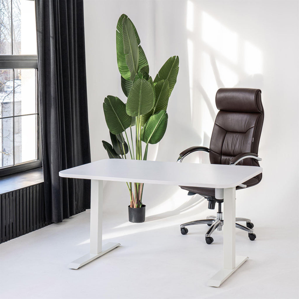 Reguliuojamo aukščio stalas Flexx Line – 120 x 80 / Balta