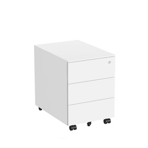 Metāla atvilktņu bloks Pro Line SLIM, slēdzams, uz ritentiņiem - Ergostock.lv