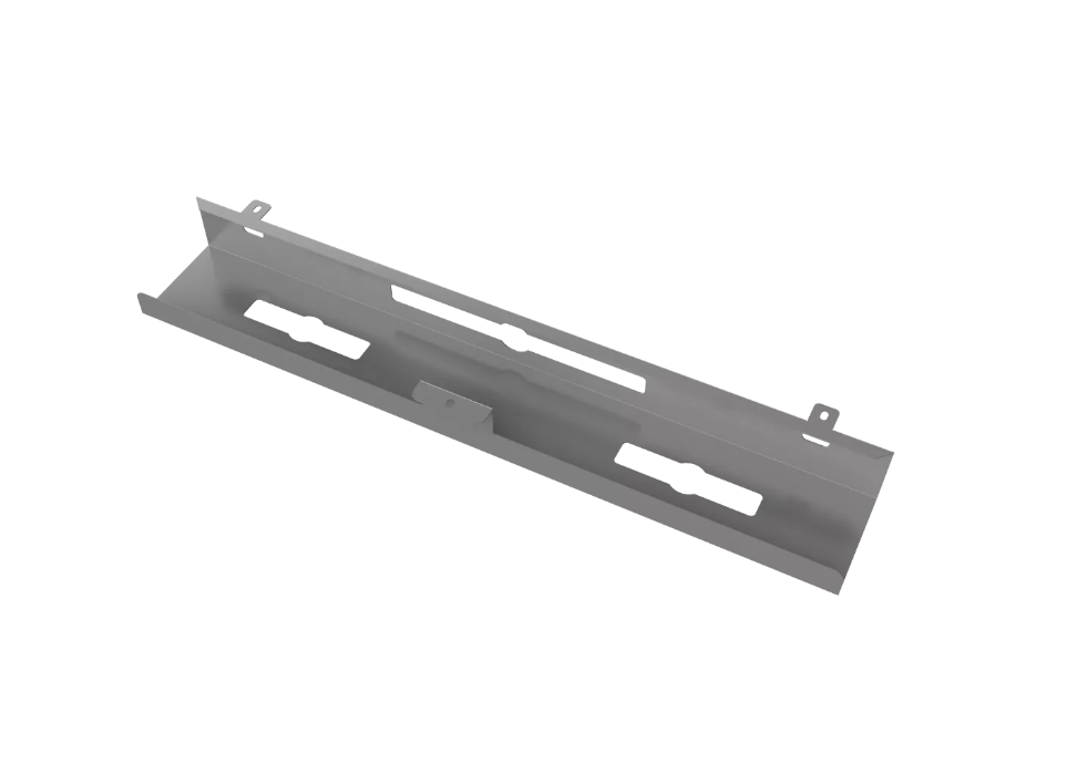 Kabelių lovelis Pro Line 80 cm – sidabro spalvos