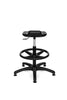 Darbnīcu krēsls LAB Stool RB Black - Ergostock