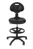 Darbnīcu krēsls LAB RB Black - Ergostock