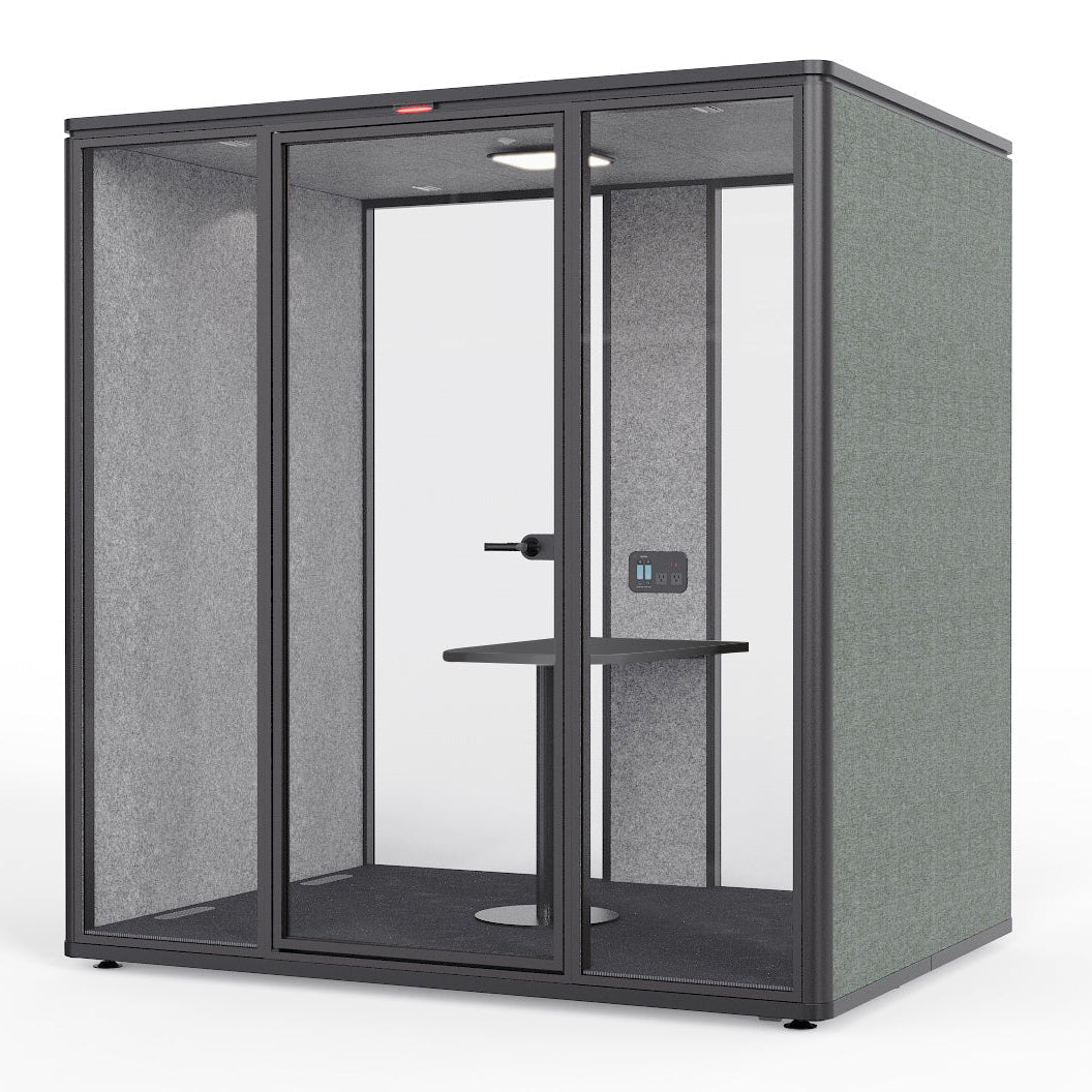 Tylos kabina OVIKAA M POD GEN2, 4 žmonėms, 31dB – Olive (žalsva) / Juoda