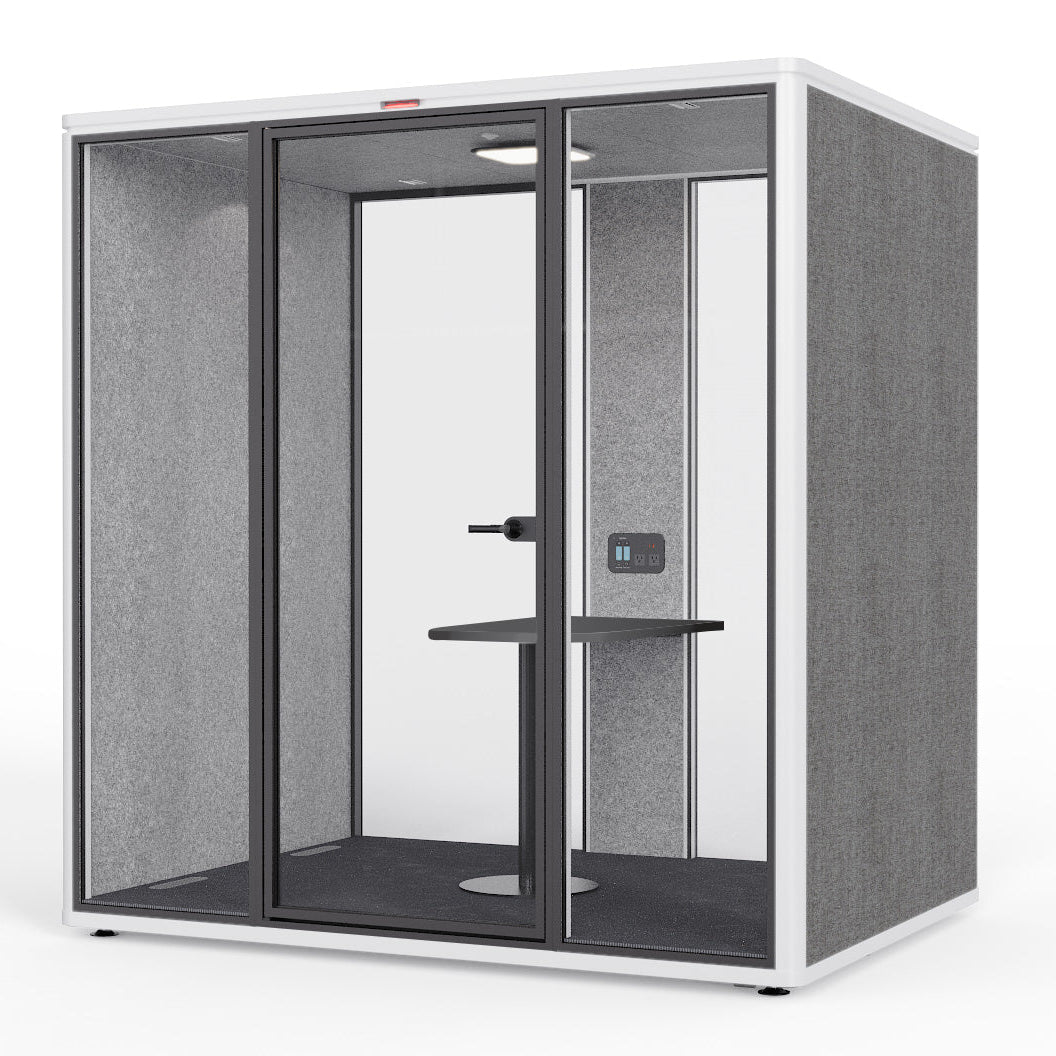 Tylos kabina OVIKAA M POD GEN2, 4 žmonėms, 31dB – Ash (pilka) / Balta