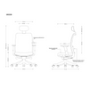 Biroja krēsls ANGGUN, melns - Ergostock.lv