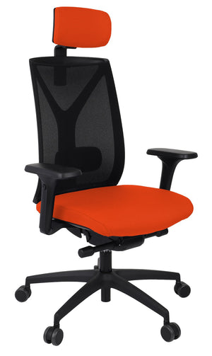 Biroja krēsls Valio BS HD Black Note - Ergostock.lv