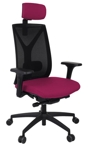 Biroja krēsls Valio BS HD Black Note - Ergostock.lv